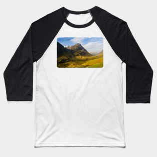 Glen Coe, Scottish Highlands, Scotland Baseball T-Shirt